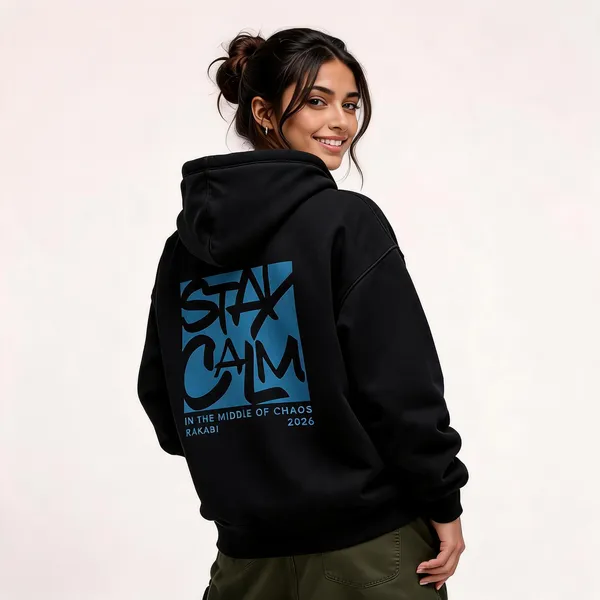 Navy_Blue_90%Cotton_10%_Poly_Oversized_Hoodie_For_Women