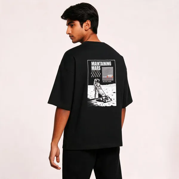 Black_90%Cotton_10%_Poly_Oversized_T-Shirt_For_Men