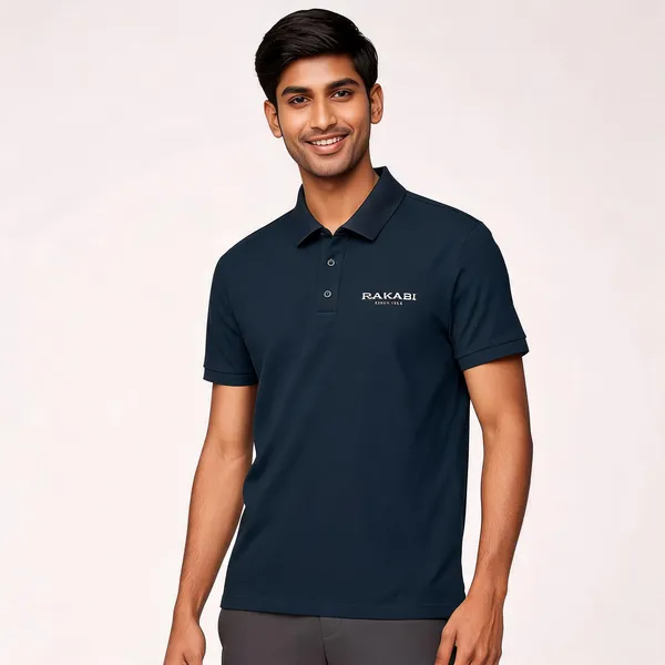 Navy_Blue_Cotton_Polo_T-Shirt_For_Men
