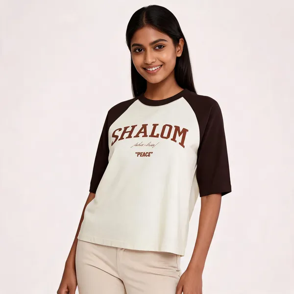 Multicolor_Cotton_Raglan_T-Shirt_For_Unisex