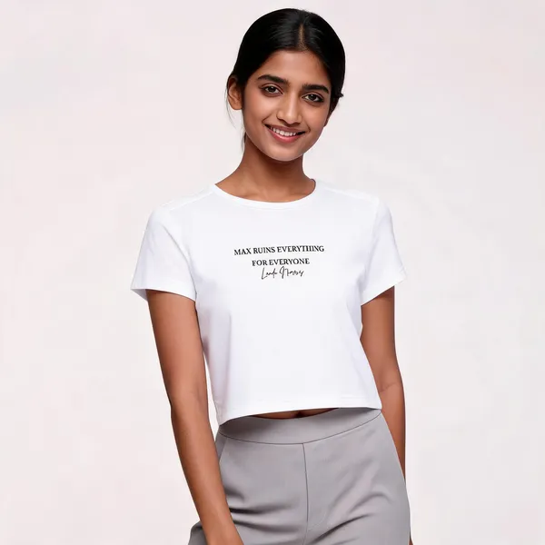 White_Cotton_Crop_T-Shirt_For_Women