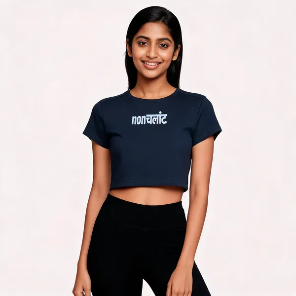 Navy_Blue_Cotton_Crop_Top_For_Women