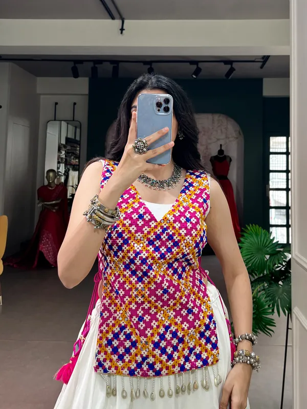 Lehenga,_Blouse,_Koti,_Tassels_