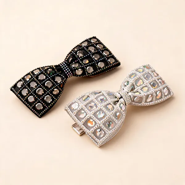 Premium_Glittery_Hair_Bow_For_Party_Look_Pack_Of_2