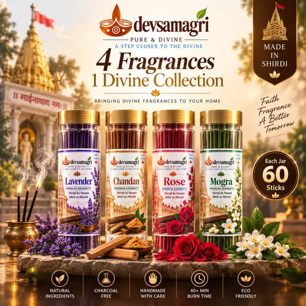 Devsamagri_Divine_Fragrance_Collection_–_4_Premium_Agarbatti_Combo_|_Mogra,_Chandan,_Rose_&_Lavender_|_60_Sticks_Each