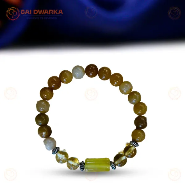 Pisces_Meen_Rashi_Zodiac_Bracelet_Fluorite_Black_Obsidian_Green_Aventurine_Gemstone_Bracelet_Adjustable