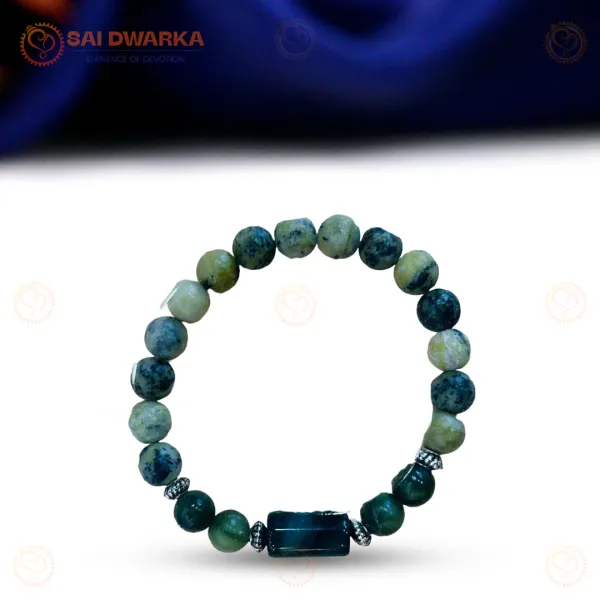 Virgo_Kanya_Rashi_Zodiac_Bracelet_Unakite_Rose_Quartz_Smoky_Quartz_Gemstone_Bracelet_Adjustable