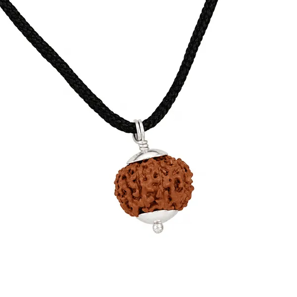 Original_8_Mukhi_Java_Rudraksha_Pendant_With_Silver_Cap_Sacred_Eight_Face_Locket_For_Success_Wisdom_Spiritual_Protection