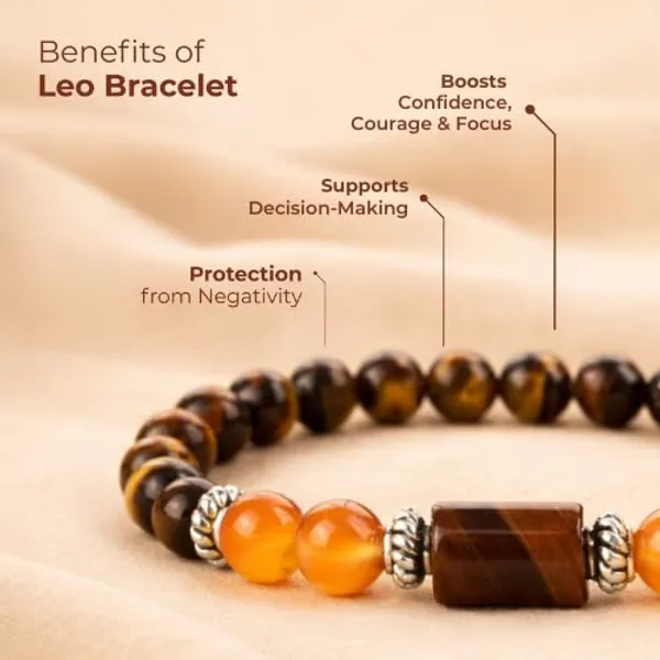 Leo_Singha_Rashi_Zodiac_Bracelet_Tiger_Eye_Carnelian_Citrine_Gemstone_Bracelet_Adjustable