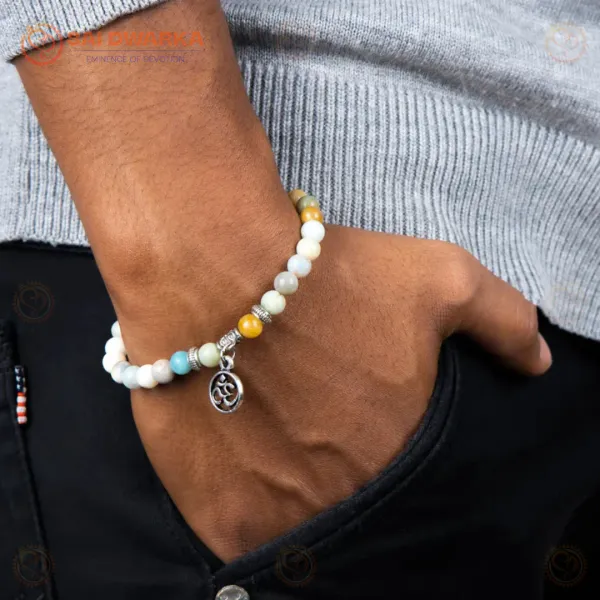 Natural_Amazonite_Bracelet_With_Om_Charm_Crystal_Stone_Bracelet_For_Calmness_Balance_Positive_Energy