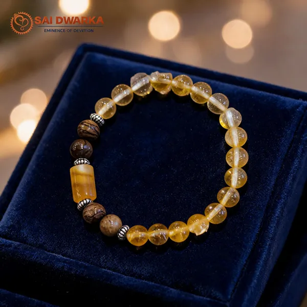 Sagittarius_Dhanu_Rashi_Zodiac_Bracelet_Rose_Quartz_Obsidian_Fluorite_Gemstone_Bracelet_Adjustable