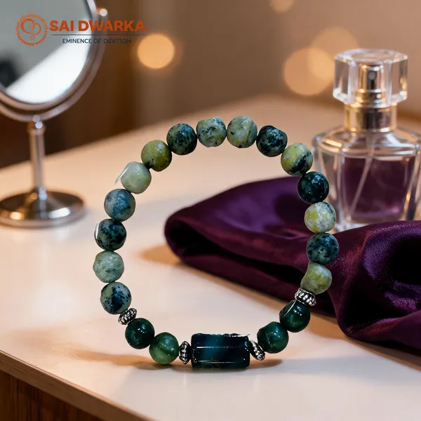 Virgo_Kanya_Rashi_Zodiac_Bracelet_Unakite_Rose_Quartz_Smoky_Quartz_Gemstone_Bracelet_Adjustable