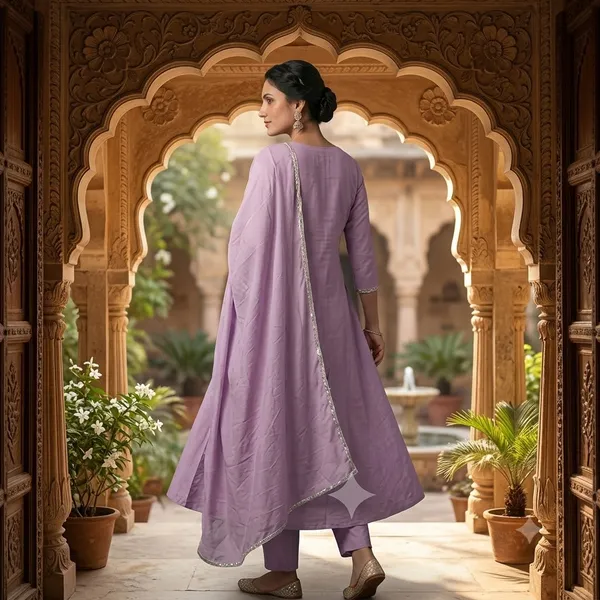 Purple_Mul_Chanderi_A-Line_Embroidered_Anarkali_Kurta_Set_For_Women