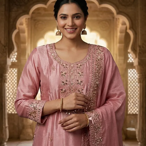 Pink_Satin_Silk_Straight_Embroidered_Kurta_Pant_With_Dupatta_Set__For_Women