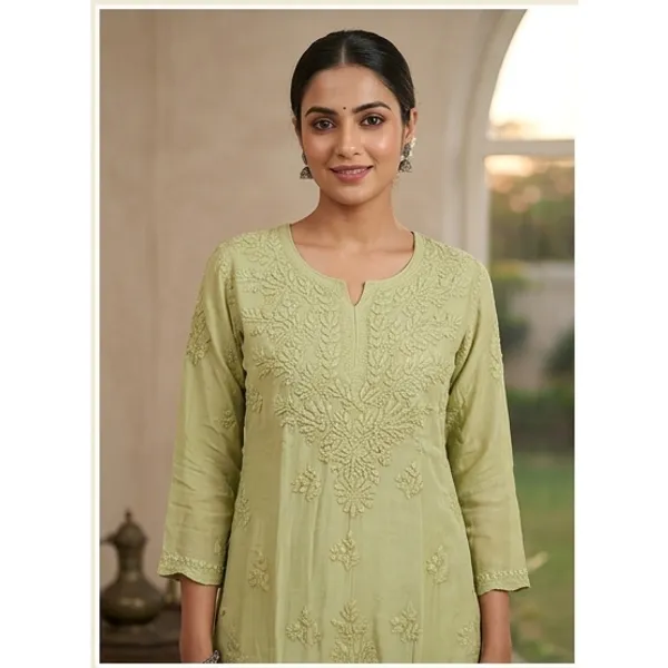 Light_Green_Muslin_Straight_Chikankari_Embroidered_Suit_Set_For_Women