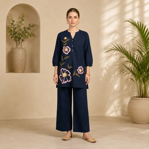 Navy_Blue_Flex_Cotton_Straight_Embroidered_Co-Ord_Set_For_Women