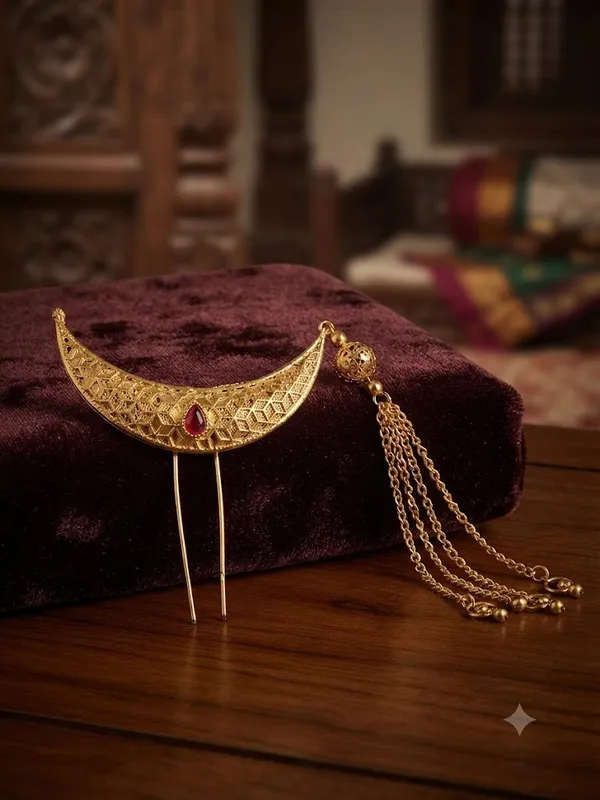Golden_Brass_And_Copper_Khopa_For_Women