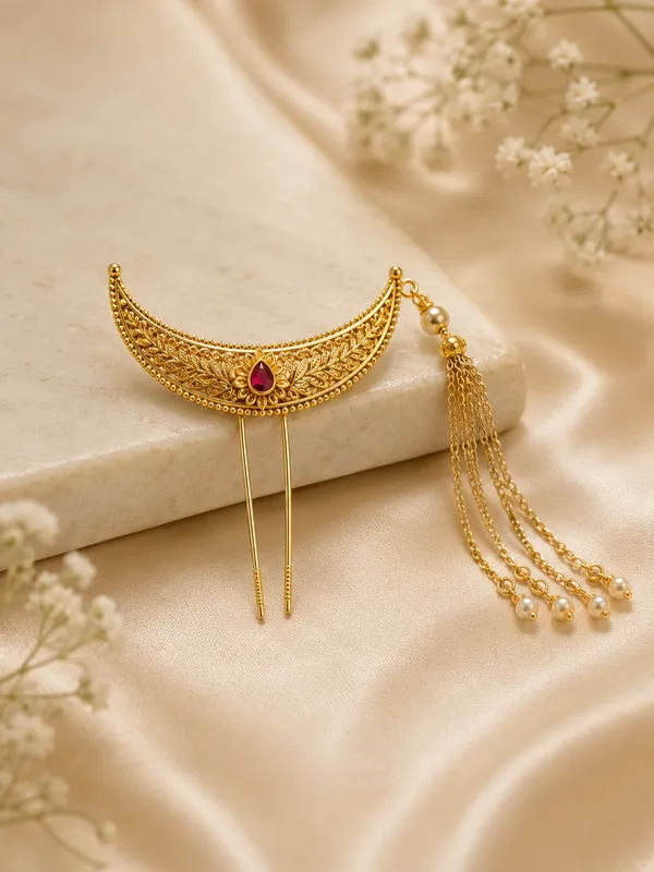 Golden_Brass_And_Copper_Khopa_For_Women