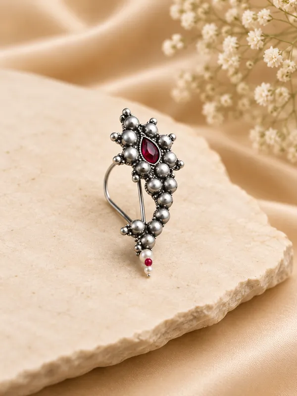 Silver_Brass_And_Copper_Nath_For_Women