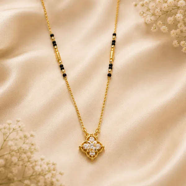 Golden_Brass_And_Copper_Short_Mangalsutra_For_Women
