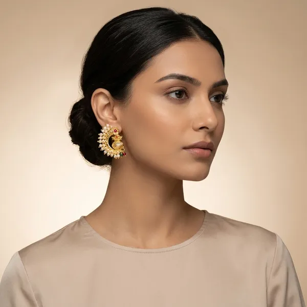 Multicolor_Brass_And_Copper_Earrings_For_Women