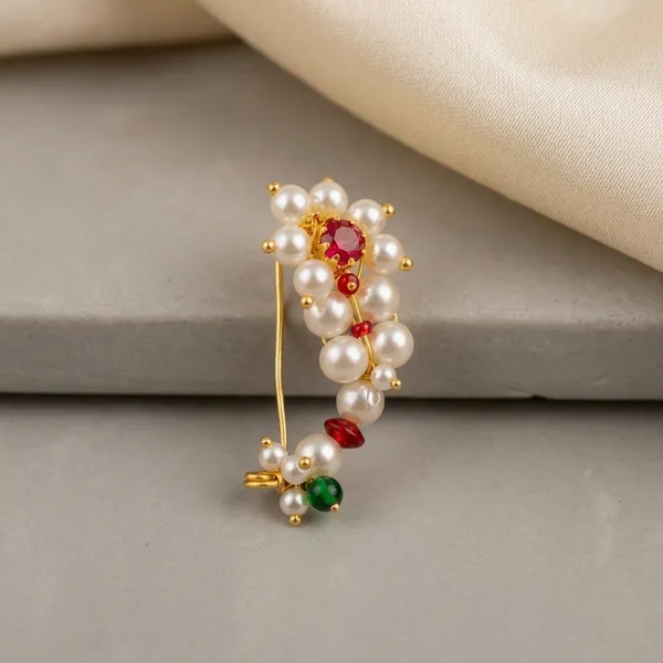 Pearl_And_Multicolor_Brass_And_Copper_Nath_For_Women