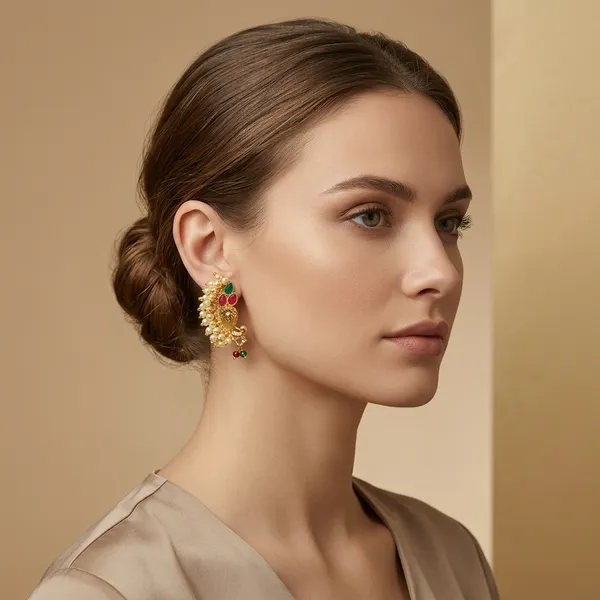 Multicolor_Brass_And_Copper_Earrings_For_Women