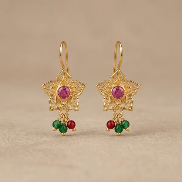 Golden_And_Multicolor_Brass_And_Copper_Bugadi_For_Women