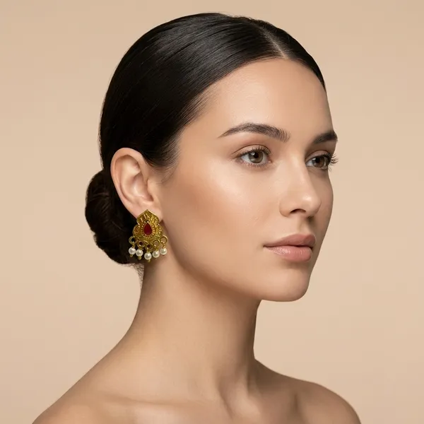 Multicolor_Brass_And_Copper_Earrings_For_Women
