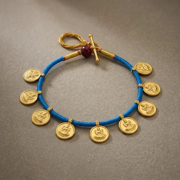 Sky_Blue_And_Golden_Brass_And_Copper_Putali_Haar_For_Women
