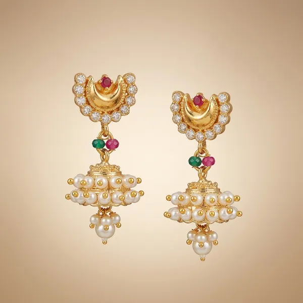 Multicolor_Brass_And_Copper_Jhumka_For_Women