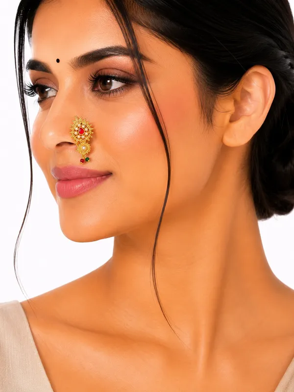 Multicolor_Brass_And_Copper_Nath_For_Women