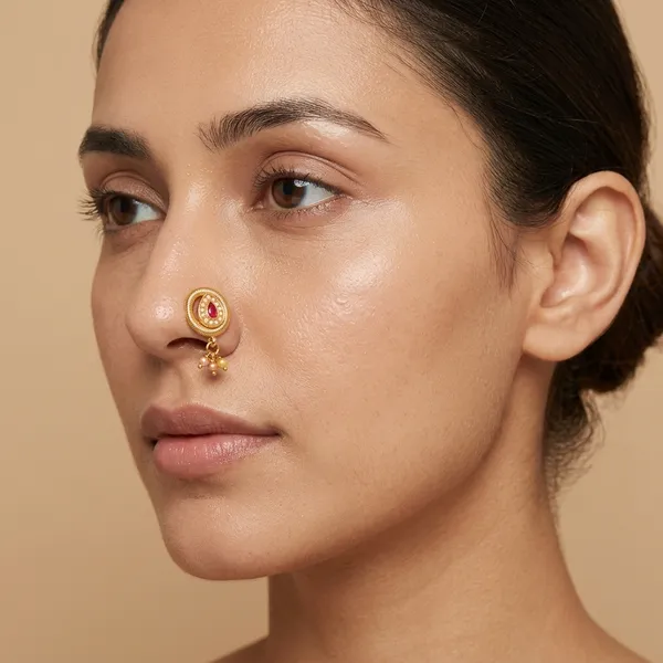Golden_And_Pearl_Brass_And_Copper_Nose_Pin_For_Women