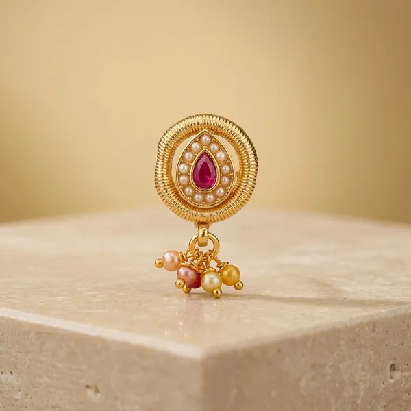 Golden_And_Pearl_Brass_And_Copper_Nose_Pin_For_Women