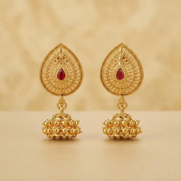 Golden_Brass_And_Copper_Jhumka_For_Women