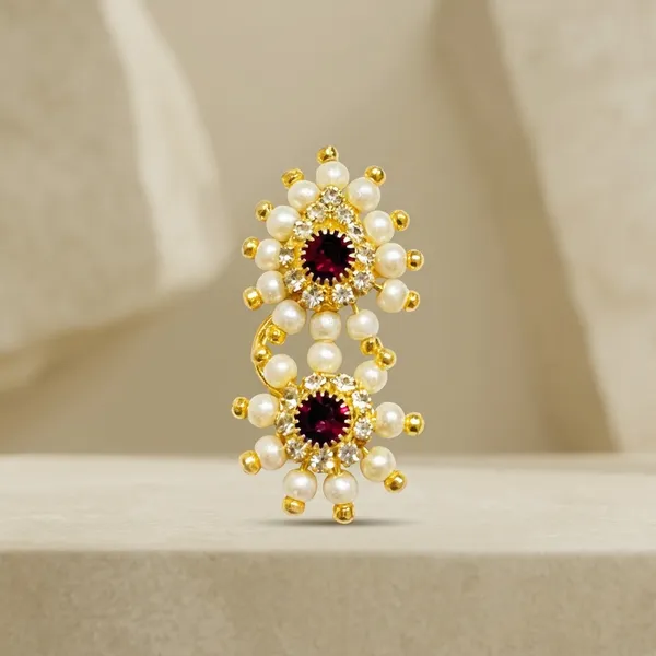 Pearl_And_Multicolor_Brass_And_Copper_Nath_For_Women