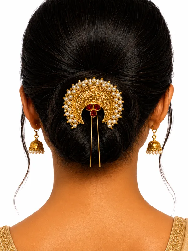 Multicolor_Brass_And_Copper_Khopa_For_Women