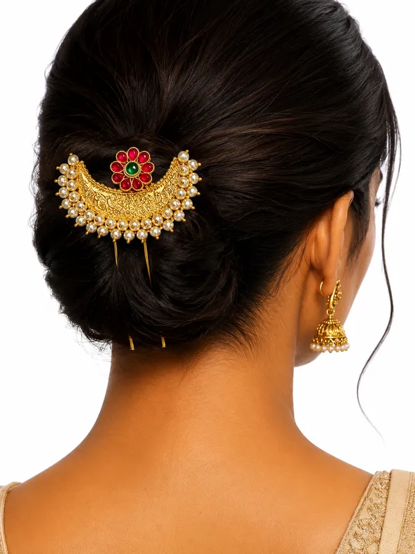 Multicolor_Brass_And_Copper_Khopa_For_Women