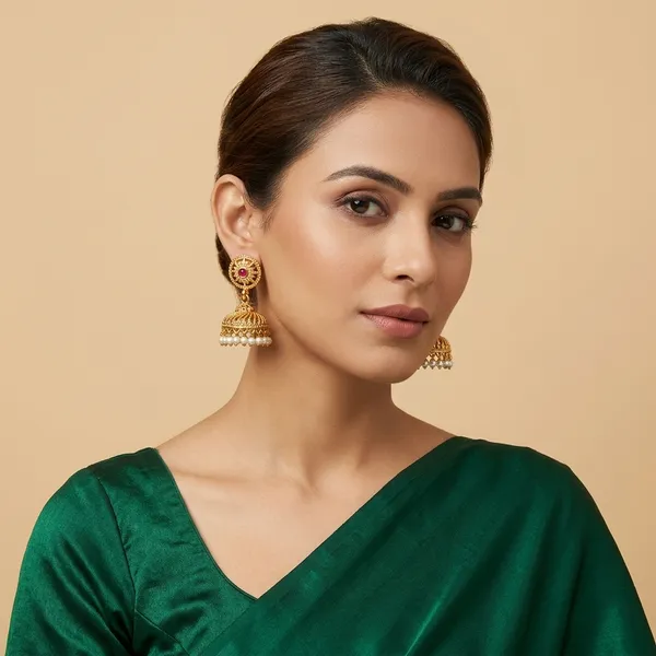 Multicolor_Brass_And_Copper_Jhumka_For_Women