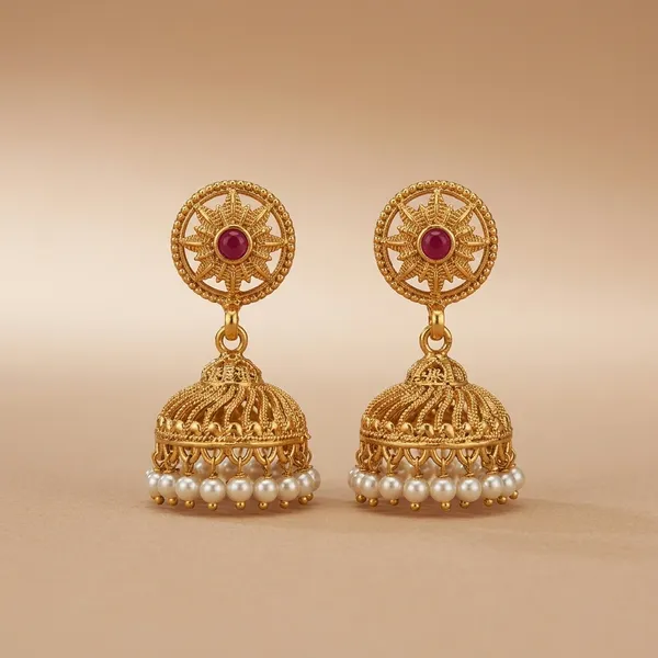 Multicolor_Brass_And_Copper_Jhumka_For_Women