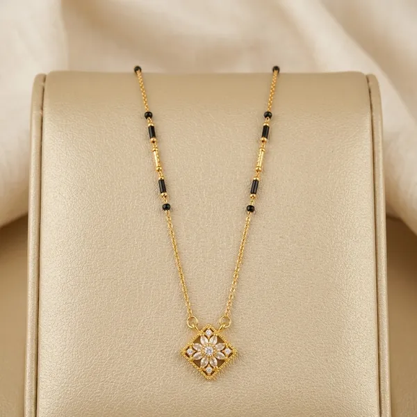 Golden_Brass_And_Copper_Short_Mangalsutra_For_Women