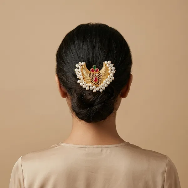 Multicolor_Brass_And_Copper_Khopa_For_Women