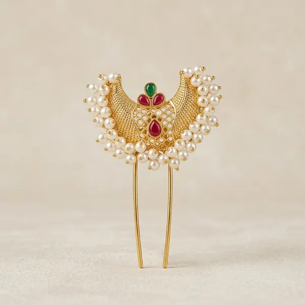Multicolor_Brass_And_Copper_Khopa_For_Women