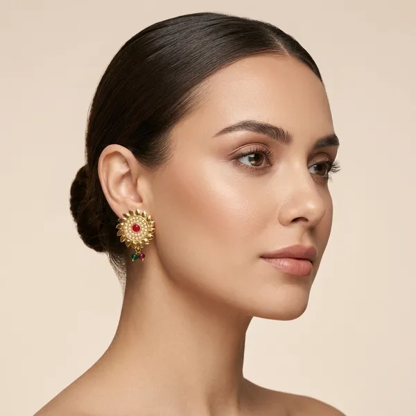 Multicolor_Brass_And_Copper_Earrings_For_Women