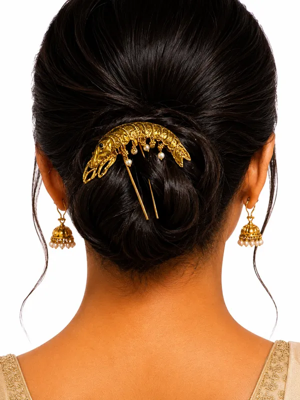 Golden_Brass_And_Copper_Khopa_For_Women