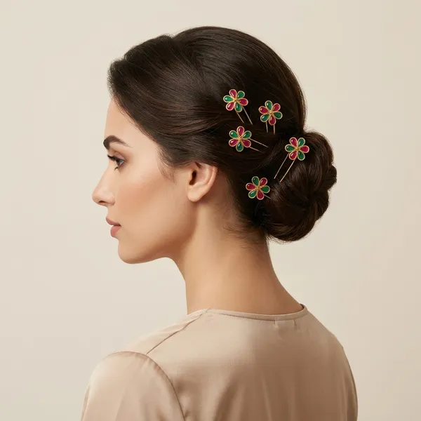 Golden_And_Multicolor_Brass_And_Copper_Khopa_Pins_For_Women
