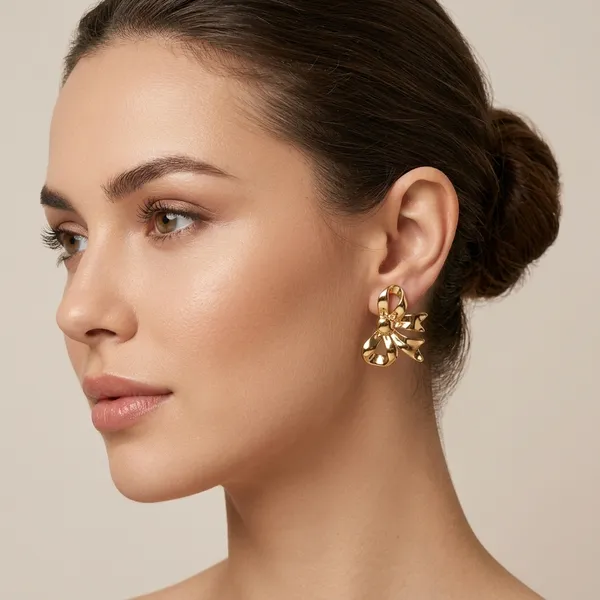 Golden_Stainless_Steel_Anti_Tarnish_Earrings_For_Women