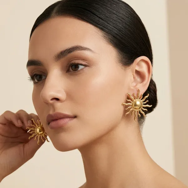 Golden_Stainless_Steel_Anti_Tarnish_Earrings_For_Women