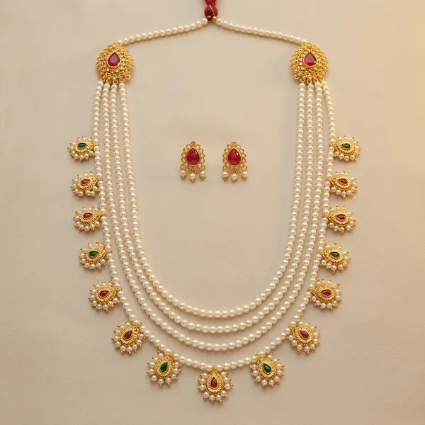 Pearl_Brass_And_Copper_Long_Pearl_Necklace_For_Women