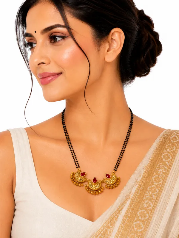 Golden_Brass_And_Copper_Mangalsutra_Pendant_For_Women